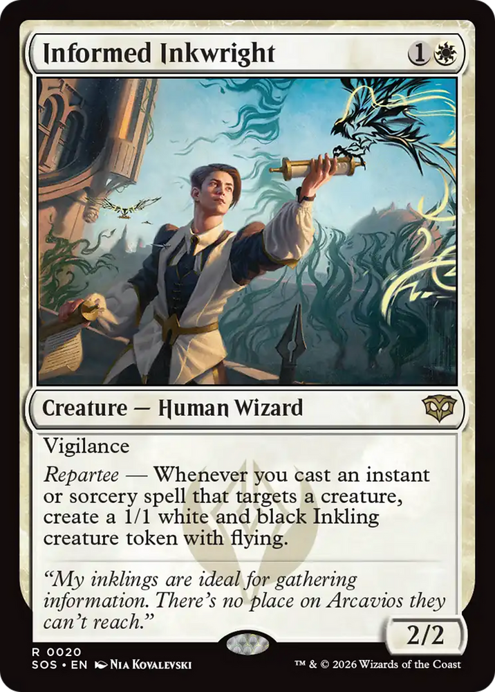 Informed Inkwright [Secrets of Strixhaven] Magic: The Gathering