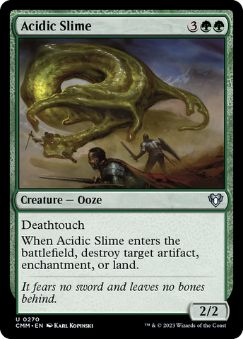 Acidic Slime [Commander Masters] Magic: The Gathering