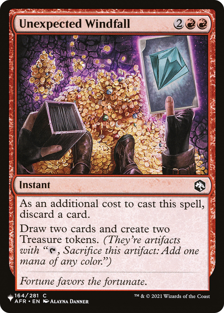 Unexpected Windfall [The List] Magic: The Gathering