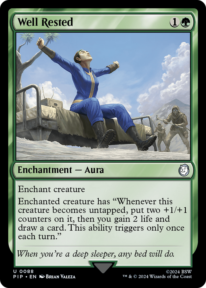 Well Rested [Fallout] Magic: The Gathering