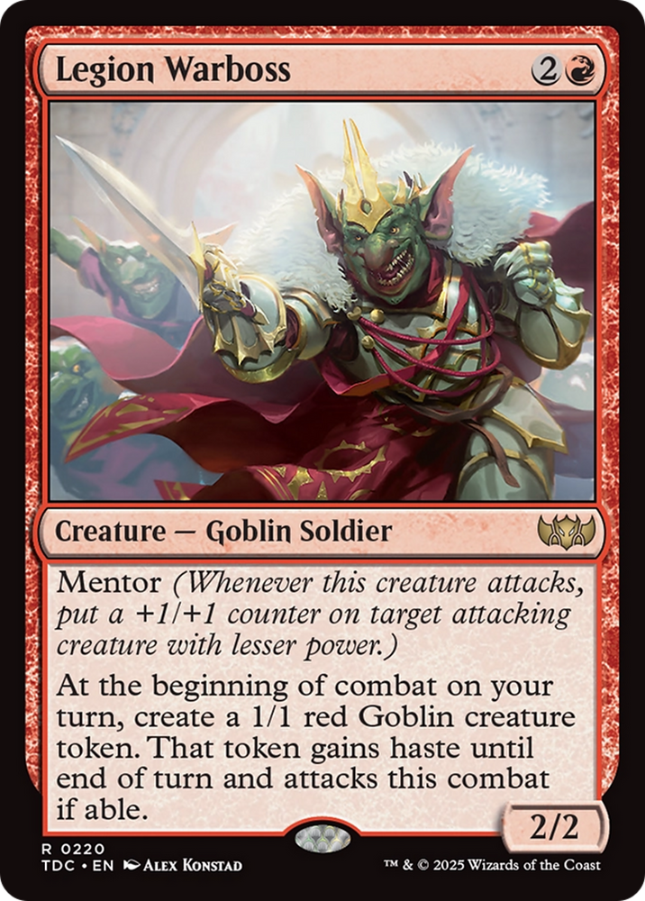 Legion Warboss [Tarkir: Dragonstorm Commander] Magic: The Gathering