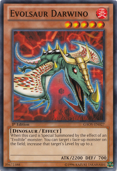 Evolsaur Darwino [GAOV-EN027] Common Yu-Gi-Oh!