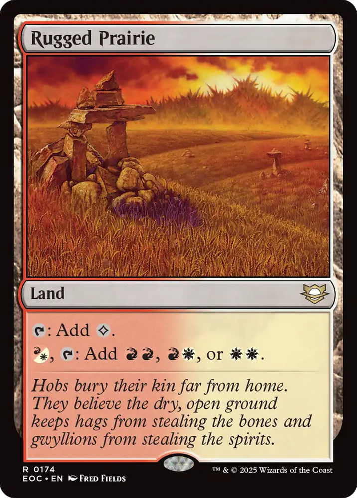 Rugged Prairie [Edge of Eternities Commander] Magic: The Gathering