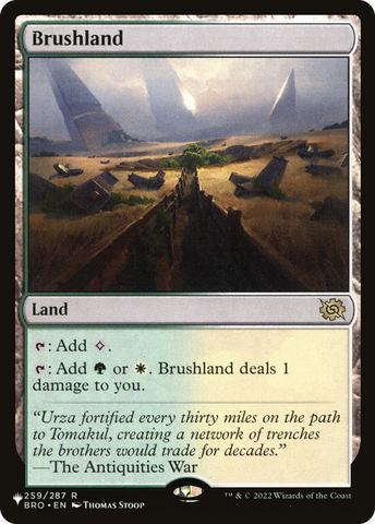 Brushland [The List] Magic: The Gathering