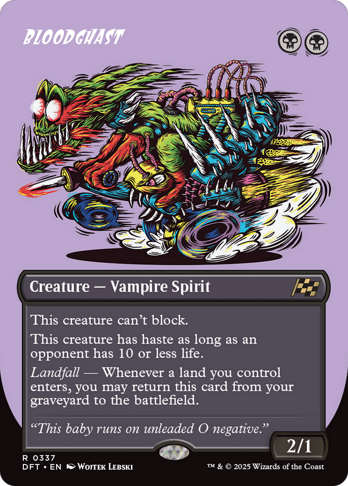 Bloodghast (Borderless) [Aetherdrift] Magic: The Gathering