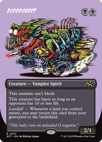 Bloodghast (Borderless) [Aetherdrift] Magic: The Gathering