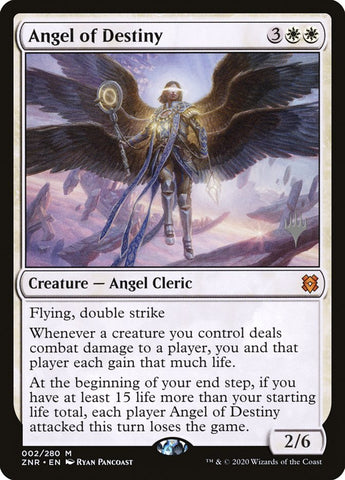 Angel of Destiny (Promo Pack) [Zendikar Rising Promos] Magic: The Gathering