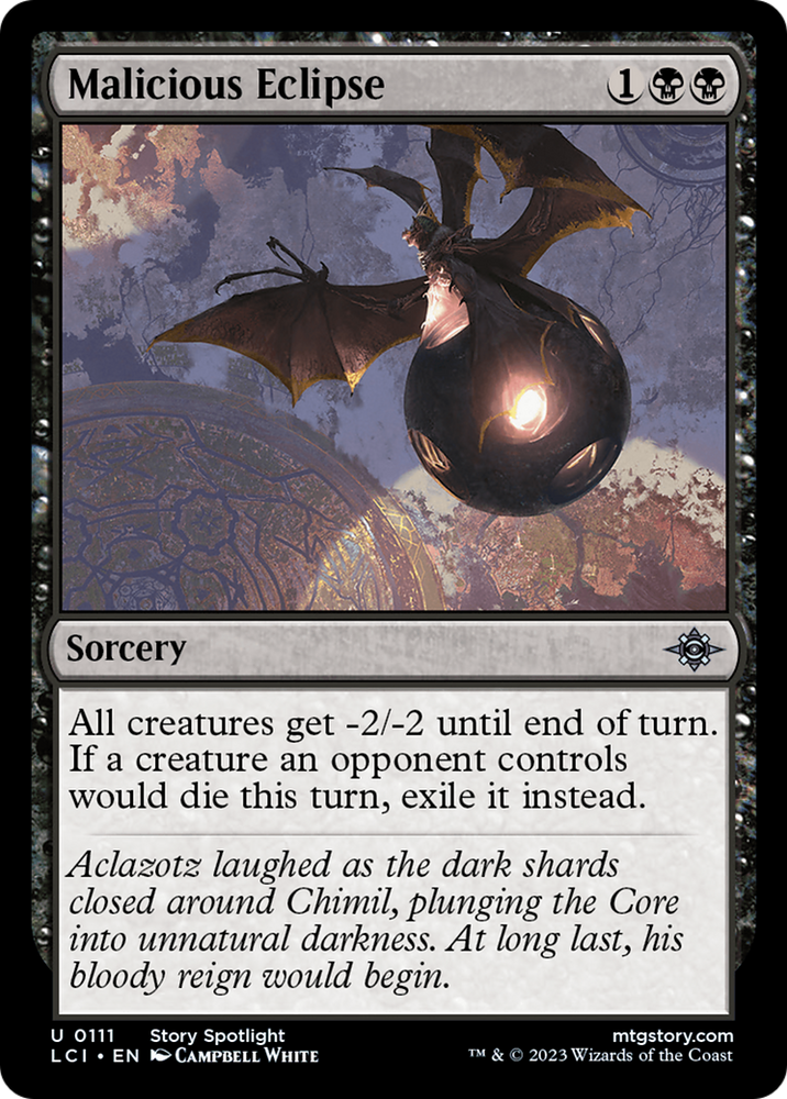 Malicious Eclipse [The Lost Caverns of Ixalan] Magic: The Gathering