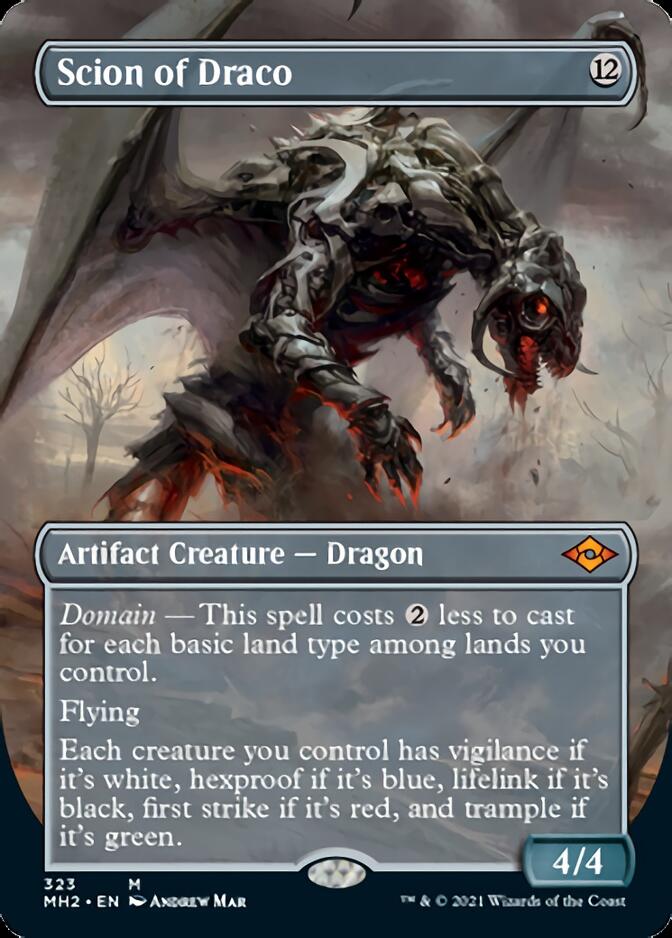 Scion of Draco (Borderless Alternate Art) [Modern Horizons 2] Magic: The Gathering