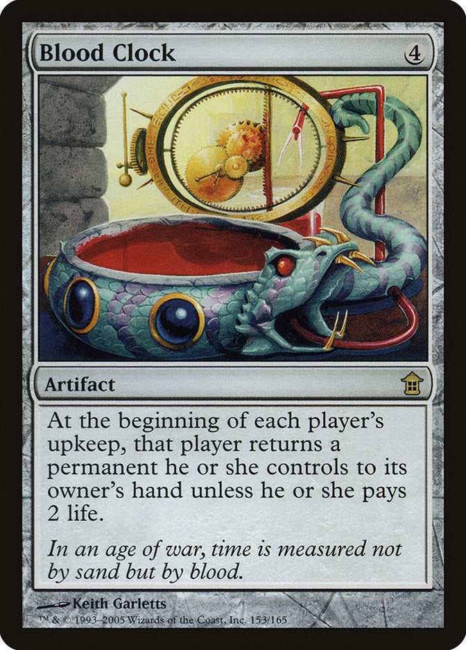 Blood Clock [Saviors of Kamigawa] Magic: The Gathering