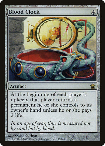 Blood Clock [Saviors of Kamigawa] Magic: The Gathering