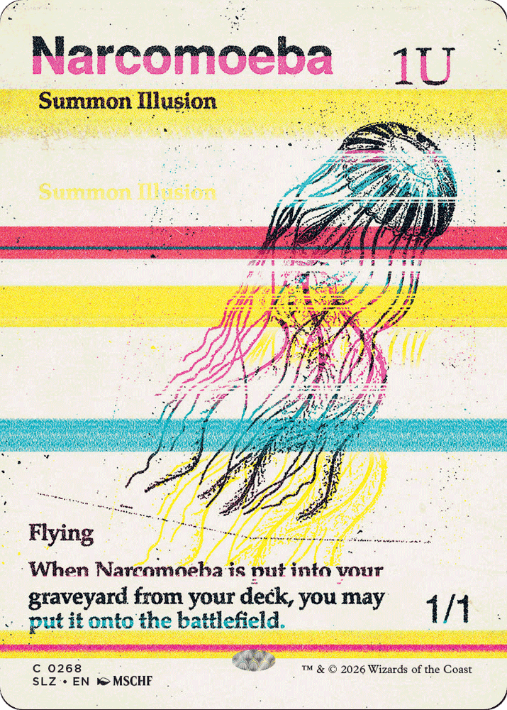 Narcomoeba (0268) [Secret Lair x MSCHF: The Zeta Set] Magic: The Gathering