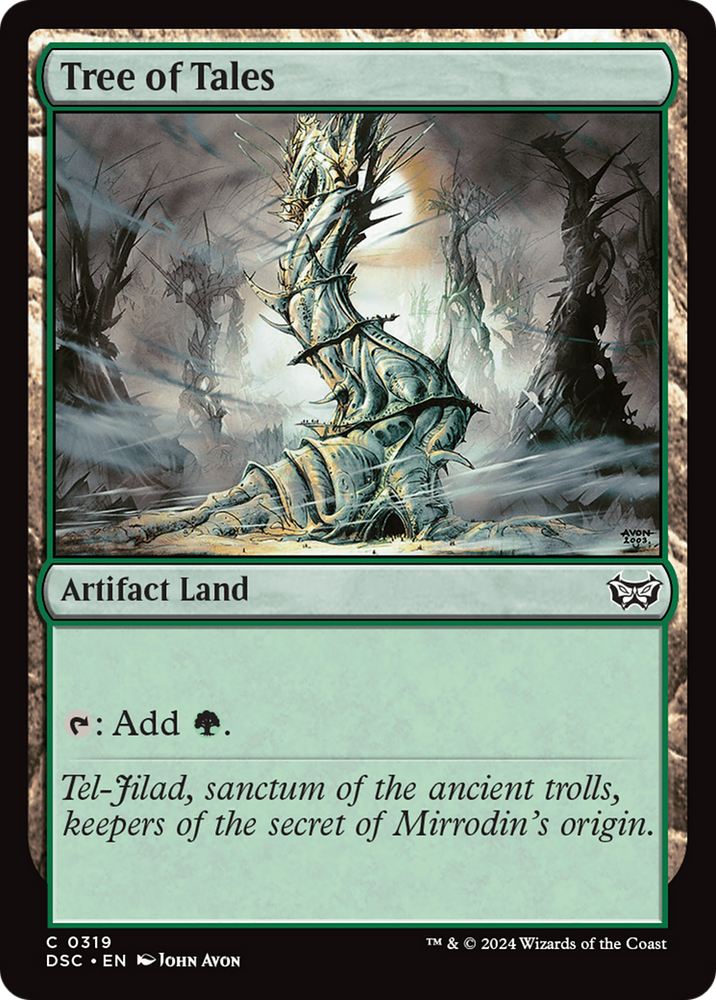 Tree of Tales [Duskmourn: House of Horror Commander] Magic: The Gathering