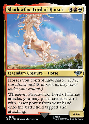 Shadowfax, Lord of Horses [The Lord of the Rings: Tales of Middle-Earth] Magic: The Gathering