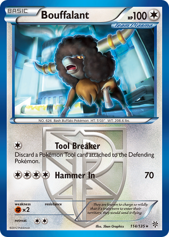 Bouffalant (114/135) [Black & White: Plasma Storm] Pokémon