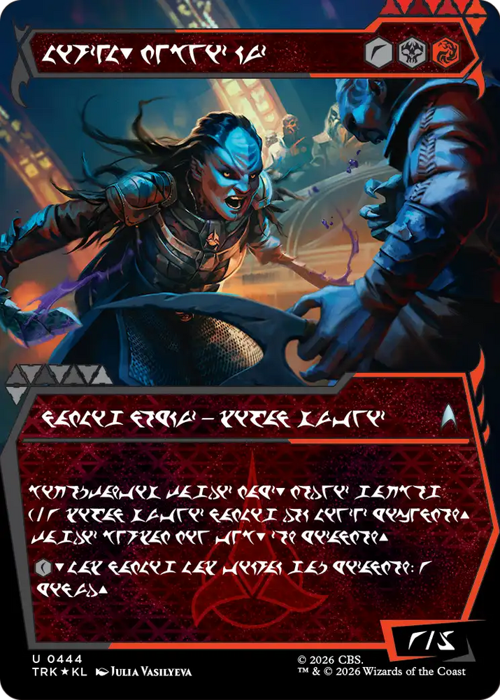 L'Rell, Fierce Visionary (Showcase) (Klingon) [Star Trek] Magic: The Gathering