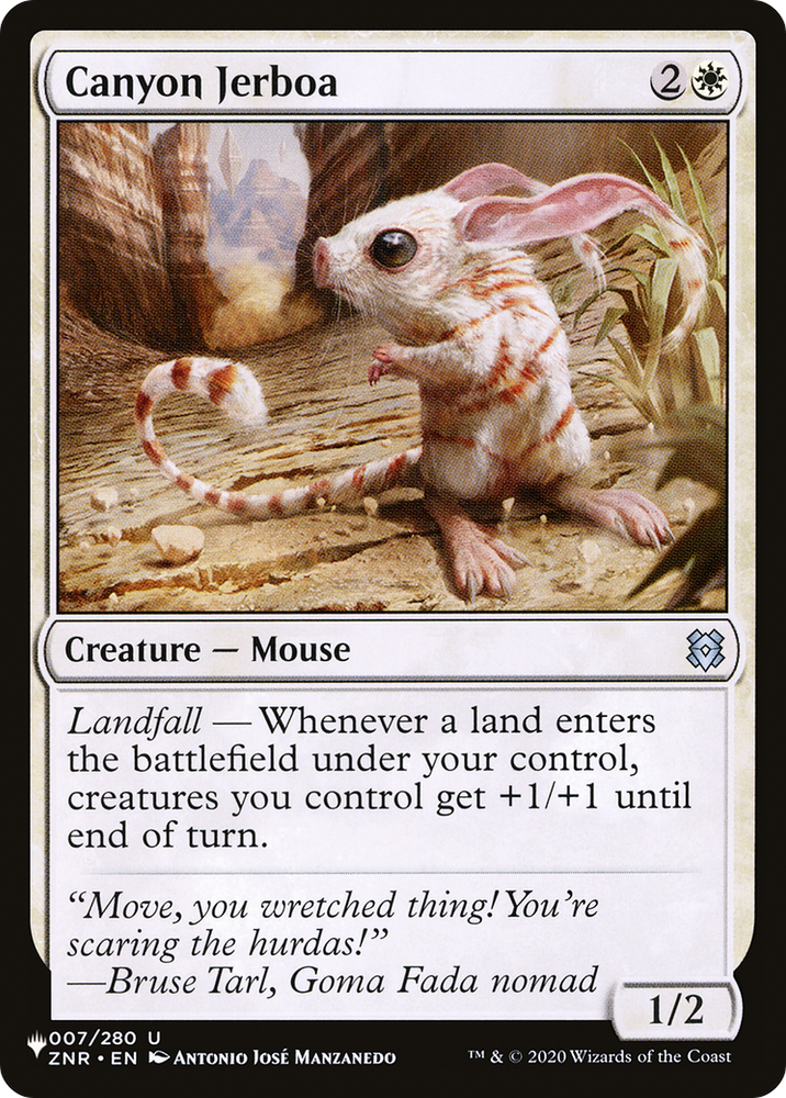 Canyon Jerboa [The List] Magic: The Gathering