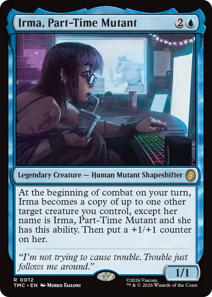 Irma, Part-Time Mutant [Teenage Mutant Ninja Turtles Commander] Magic: The Gathering