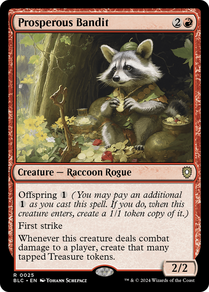 Prosperous Bandit [Bloomburrow Commander] Magic: The Gathering