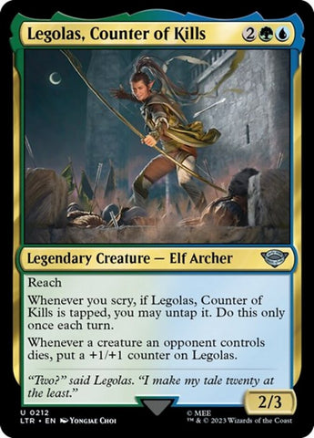 Legolas, Counter of Kills [The Lord of the Rings: Tales of Middle-Earth] Magic: The Gathering