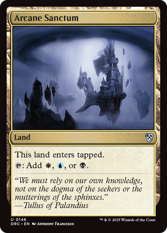 Arcane Sanctum [Aetherdrift Commander] Magic: The Gathering