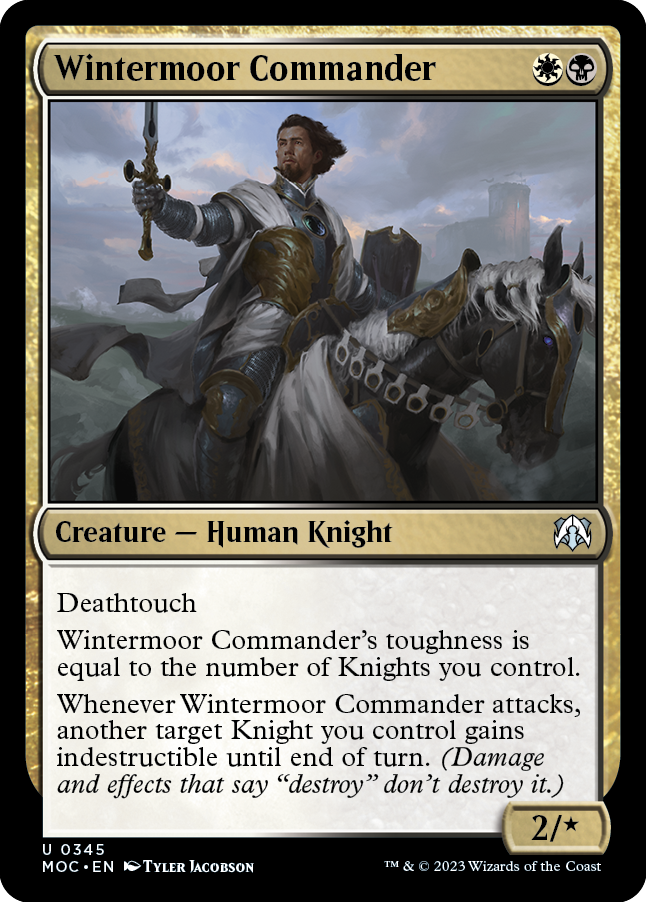 Wintermoor Commander [March of the Machine Commander] Magic: The Gathering