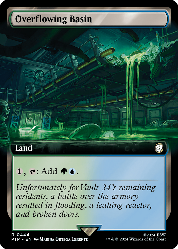 Overflowing Basin (Extended Art) [Fallout] Magic: The Gathering