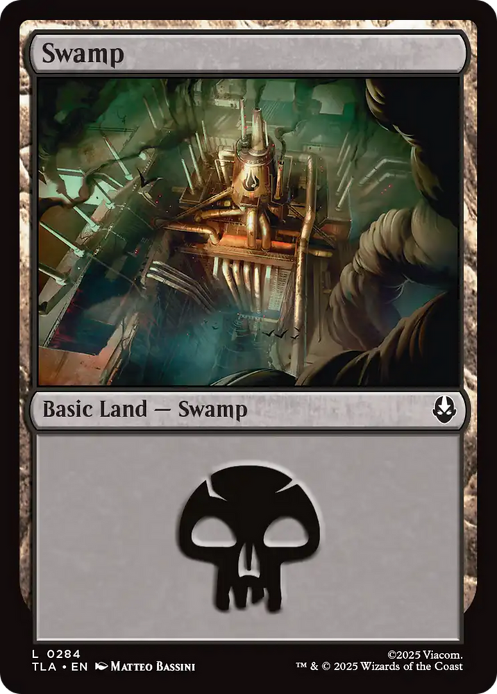 Swamp (0284) [Avatar: The Last Airbender] Magic: The Gathering