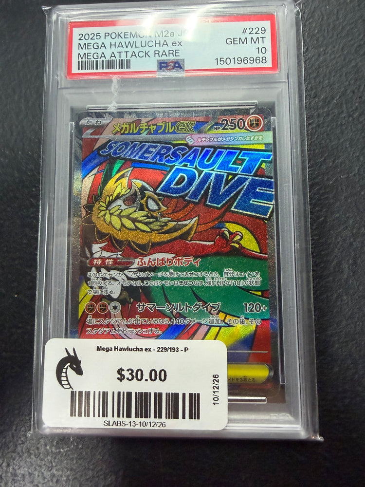 Mega Lucario ex - 228/193 - PSA 10.0 GEM - MT -  (Mega Attack Rare) Pokemon