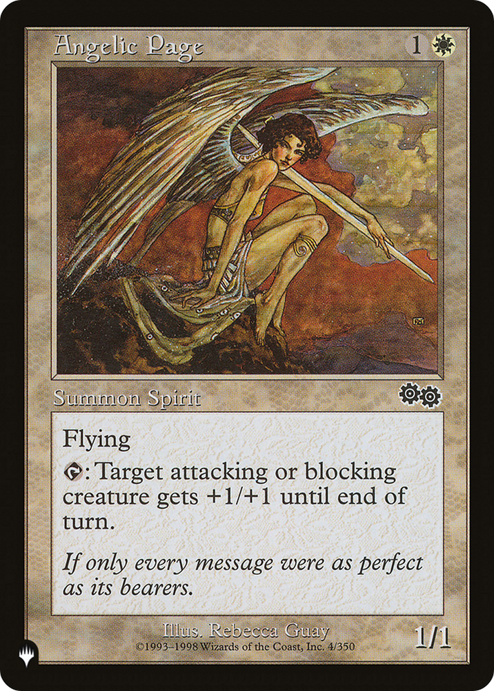 Angelic Page [The List] Magic: The Gathering