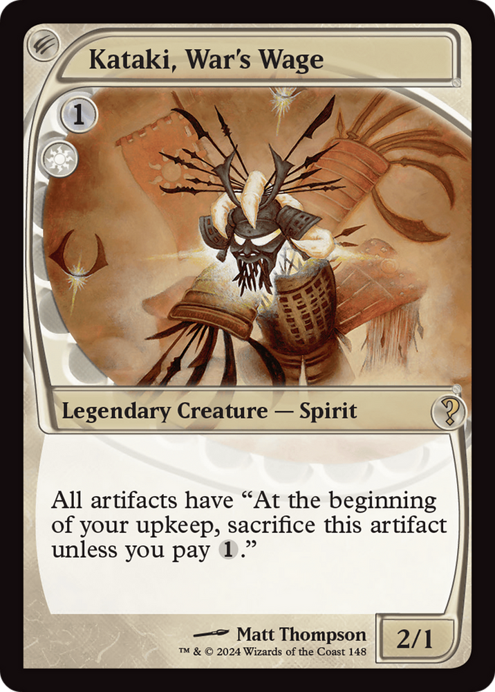 Kataki, War's Wage (Future Sight) [Mystery Booster 2] Magic: The Gathering