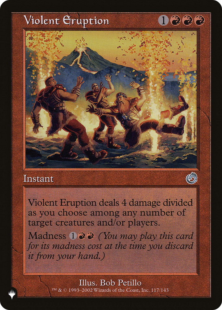 Violent Eruption [The List] Magic: The Gathering