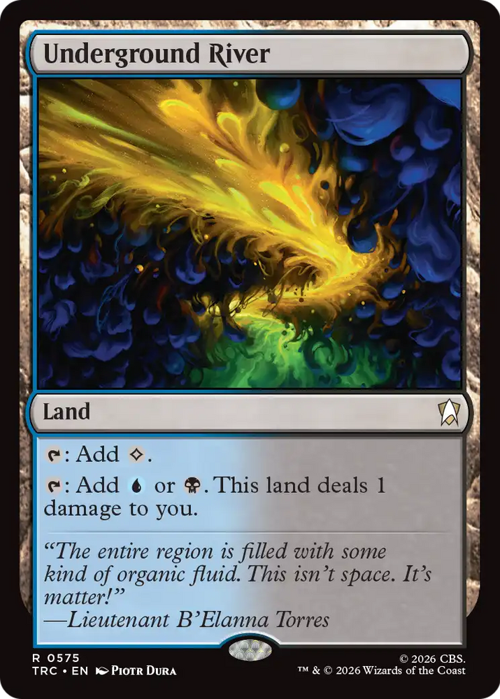 Underground River (Surge Foil) [Star Trek Commander] Magic: The Gathering