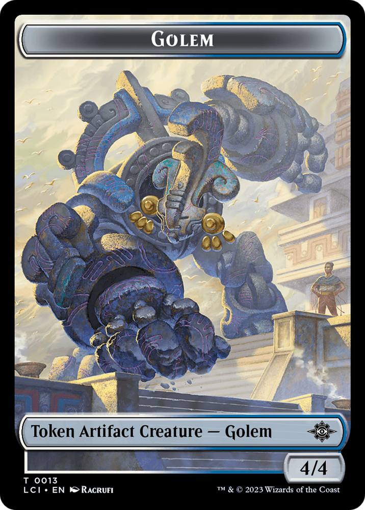 Map // Golem Double-Sided Token [The Lost Caverns of Ixalan Tokens] Magic: The Gathering