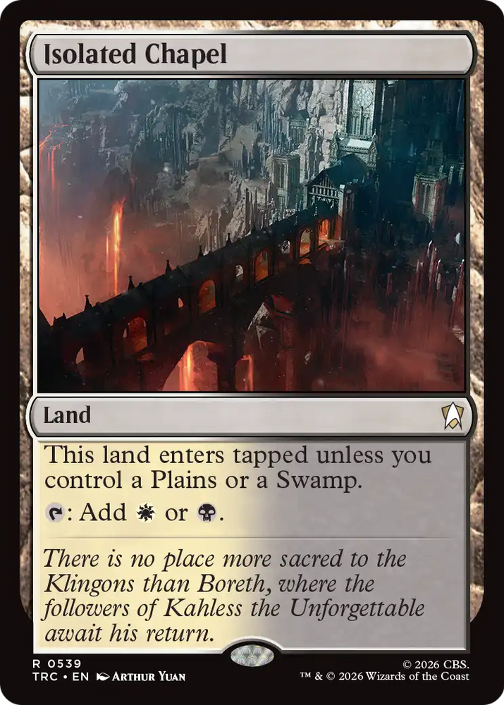 Isolated Chapel (Surge Foil) [Star Trek Commander] Magic: The Gathering