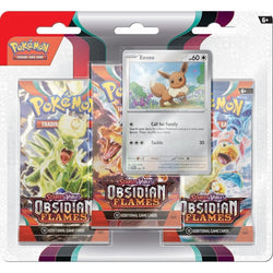 Scarlet & Violet: Obsidian Flames - 3-Pack Blisters (Eevee) Pokémon