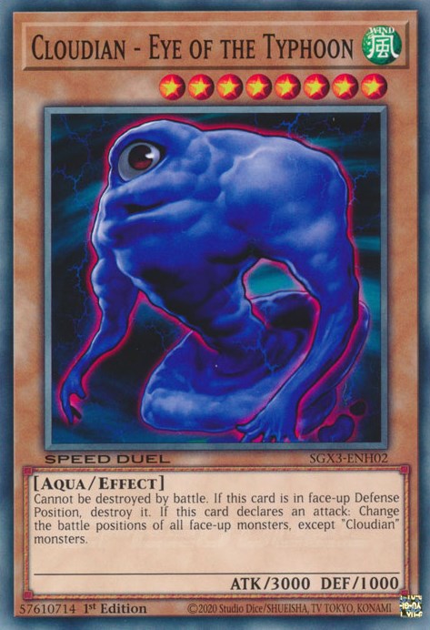 Cloudian - Eye of the Typhoon [SGX3-ENH02] Common Yu-Gi-Oh!