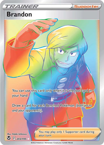Brandon (203/195) [Sword & Shield: Silver Tempest] Pokémon