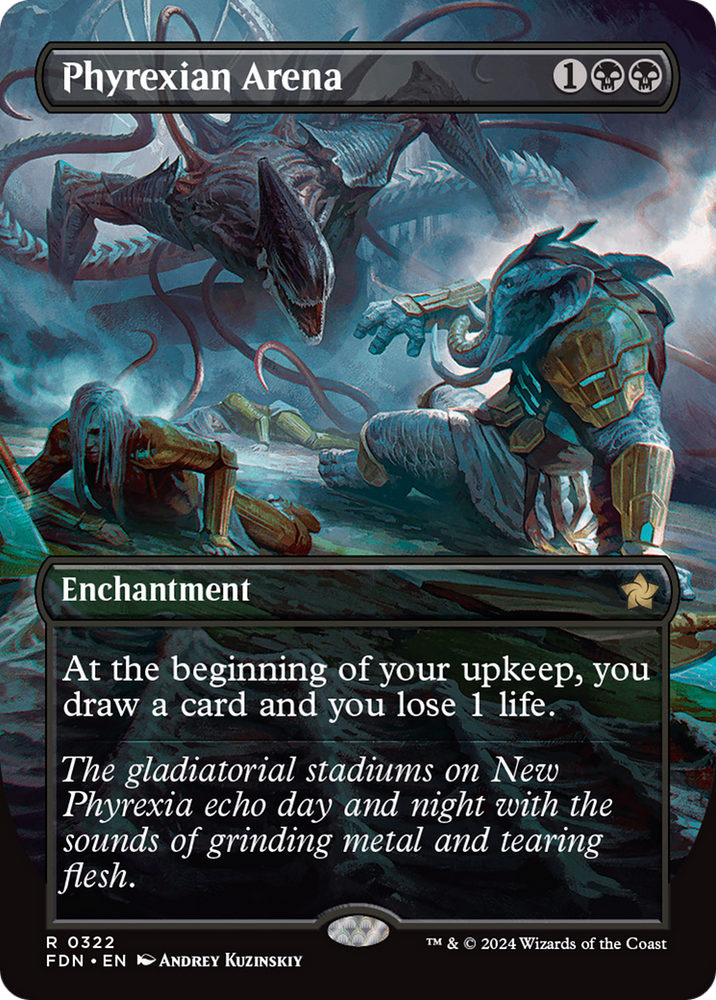 Phyrexian Arena (Borderless) [Foundations] Magic: The Gathering