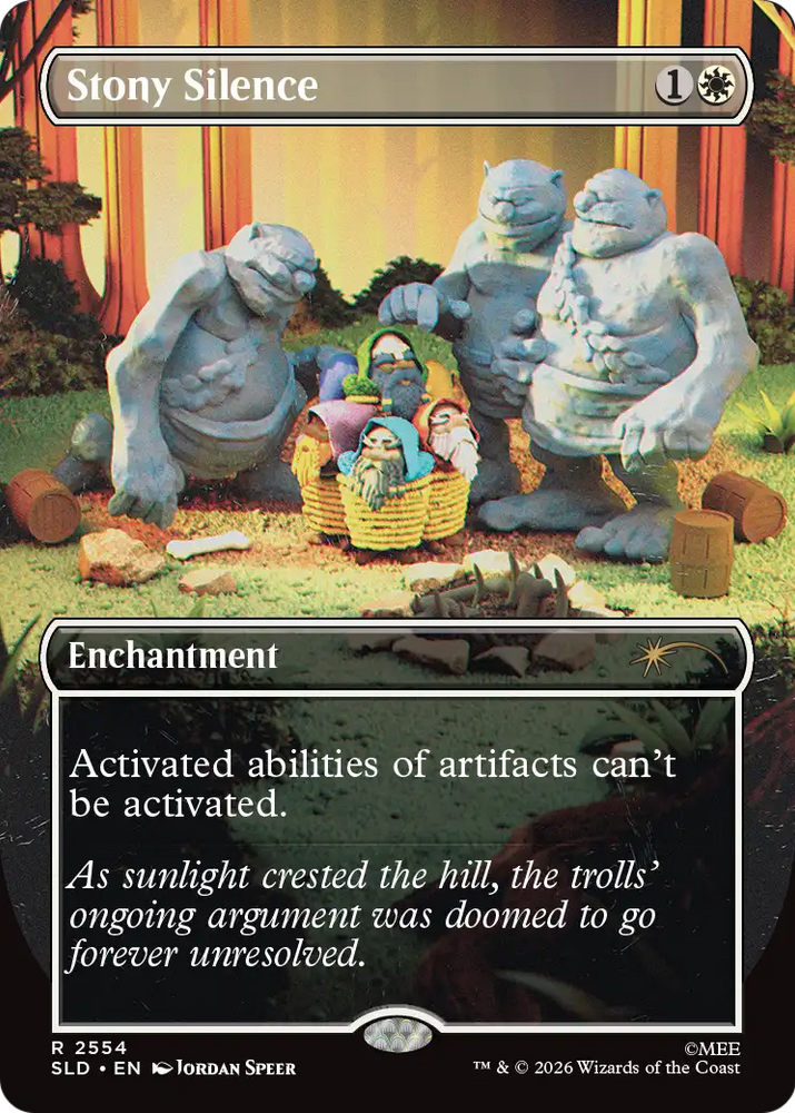 Stony Silence [Secret Lair Drop Series] Magic: The Gathering