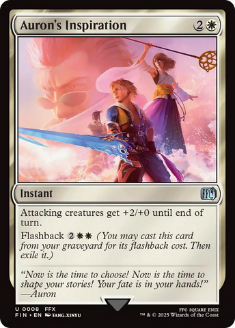Auron's Inspiration [FINAL FANTASY] Magic: The Gathering
