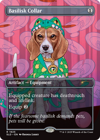 Basilisk Collar (1925) (Rainbow Foil) [Secret Lair Drop Series] Magic: The Gathering