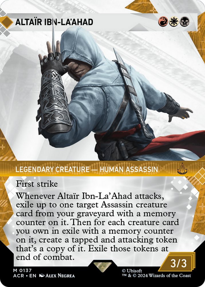 Altair Ibn-La'Ahad (Showcase) [Assassin's Creed] Magic: The Gathering