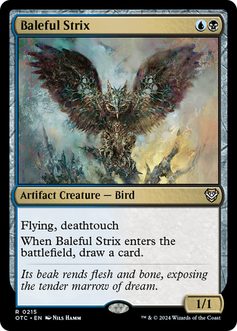 Baleful Strix [Outlaws of Thunder Junction Commander] Magic: The Gathering