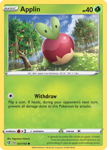 Applin (021/192) [Sword & Shield: Rebel Clash] Pokémon