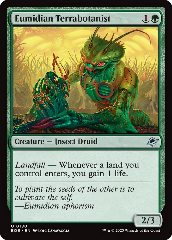 Eumidian Terrabotanist [Edge of Eternities] Magic: The Gathering