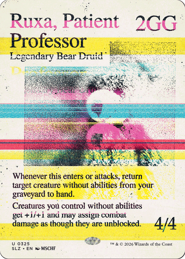 Ruxa, Patient Professor (0325) [Secret Lair x MSCHF: The Zeta Set] Magic: The Gathering