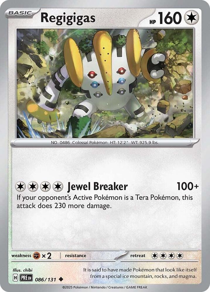 Regigigas (086/131) [Scarlet & Violet: Prismatic Evolutions] Pokémon