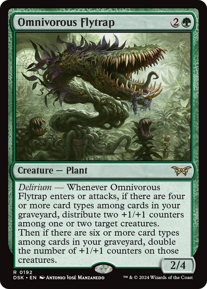 Omnivorous Flytrap [Duskmourn: House of Horror] Magic: The Gathering
