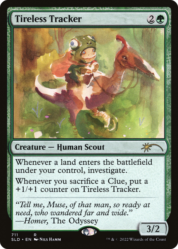 Tireless Tracker (711) [Secret Lair Drop Series] Magic: The Gathering